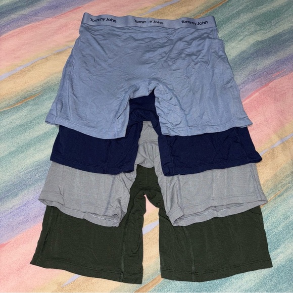Lot of (4) Tommy John Cotton Boxer Brief size M new without tags - Picture 2 of 3